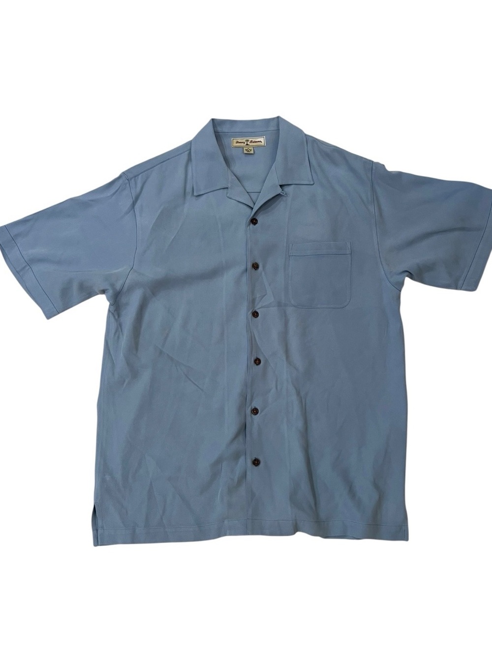 Tommy Bahama Relaxed Camp-Collar Button-Down Shirt - Blue- Medium